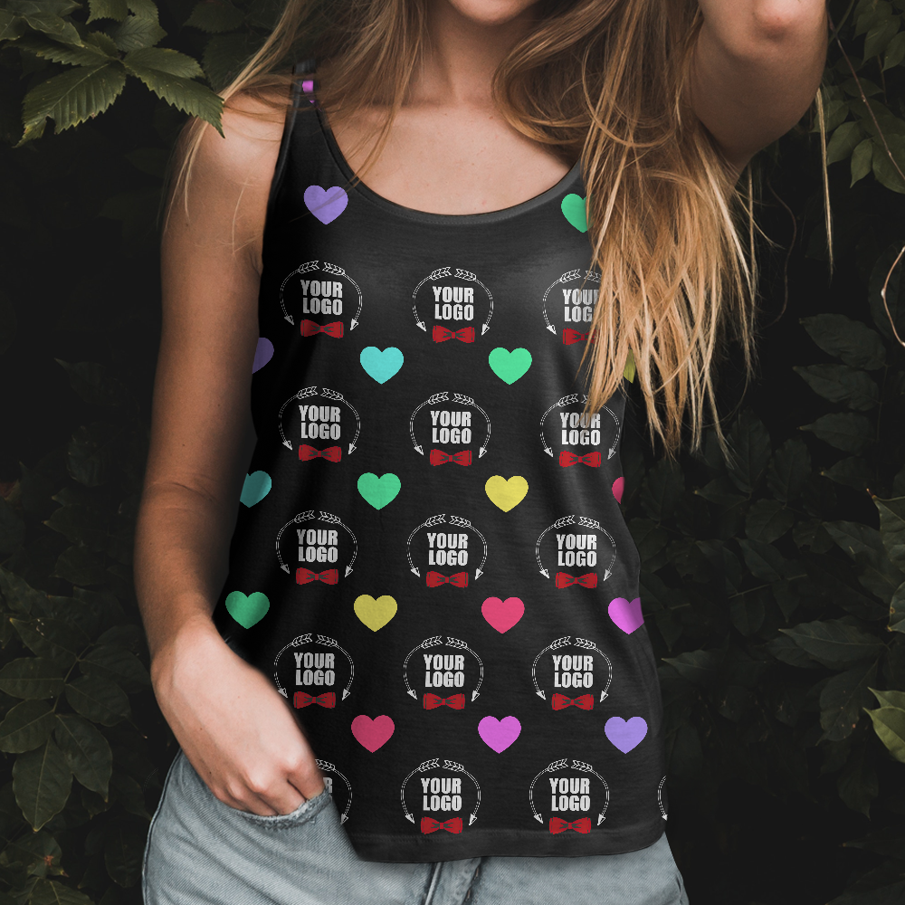 Custom Logo Tank Heart - MyFaceBoxer