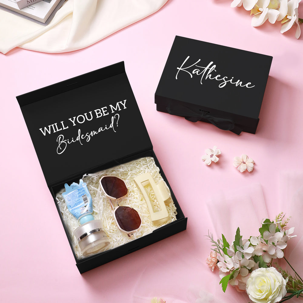 Personalized Bridesmaid Proposal Box Custom Bridesmaid Gift Box Bridesmaid Empty Box Gift for Bridesmaid