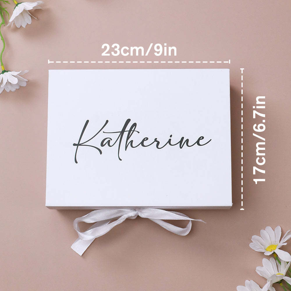 Personalized Bridesmaid Proposal Box Custom Bridesmaid Gift Box Bridesmaid Empty Box Gift for Bridesmaid - MyFaceBoxer
