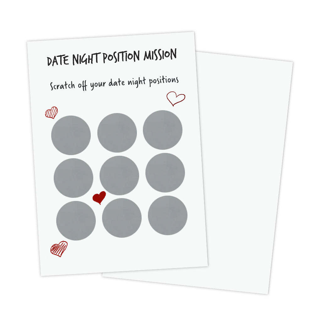 Surprise Funny Scratch off Cards Date Night Naughty Scratch Card for Her or Him - MyFaceBoxer
