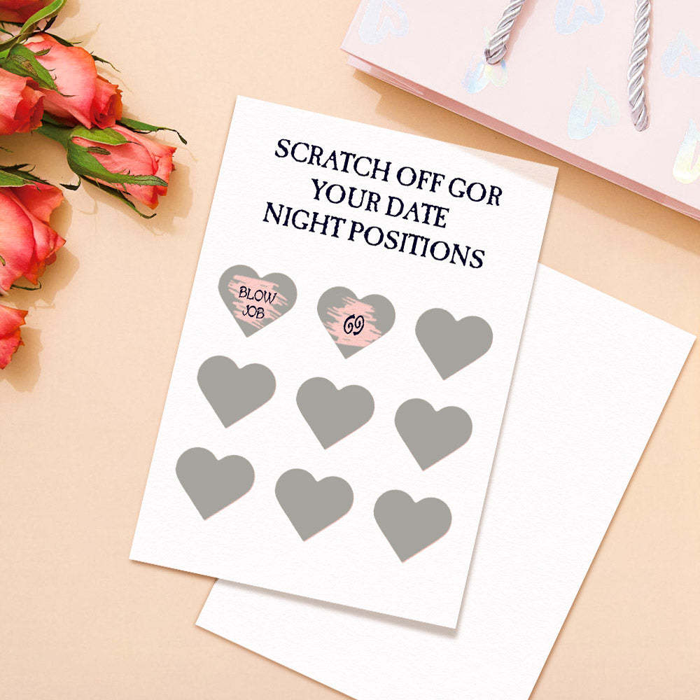 Surprise Funny Scratch off Cards Naughty Scratch Card for Her or Him - MyFaceBoxer