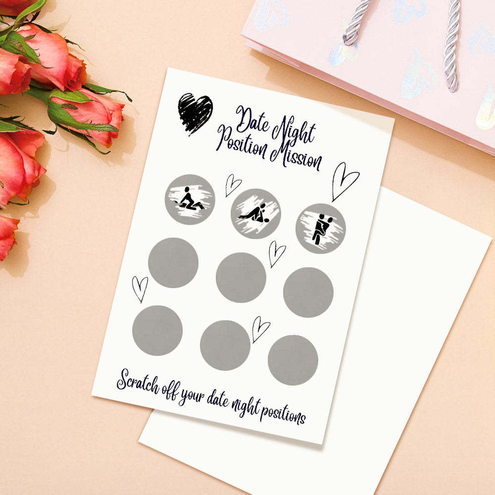 Surprise Funny Scratch off Cards Sex Positions Scratch Card for Her or Him - MyFaceBoxer