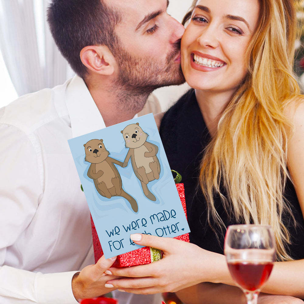 Funny Cute Animals Valentine's Day Card - MyFaceBoxer