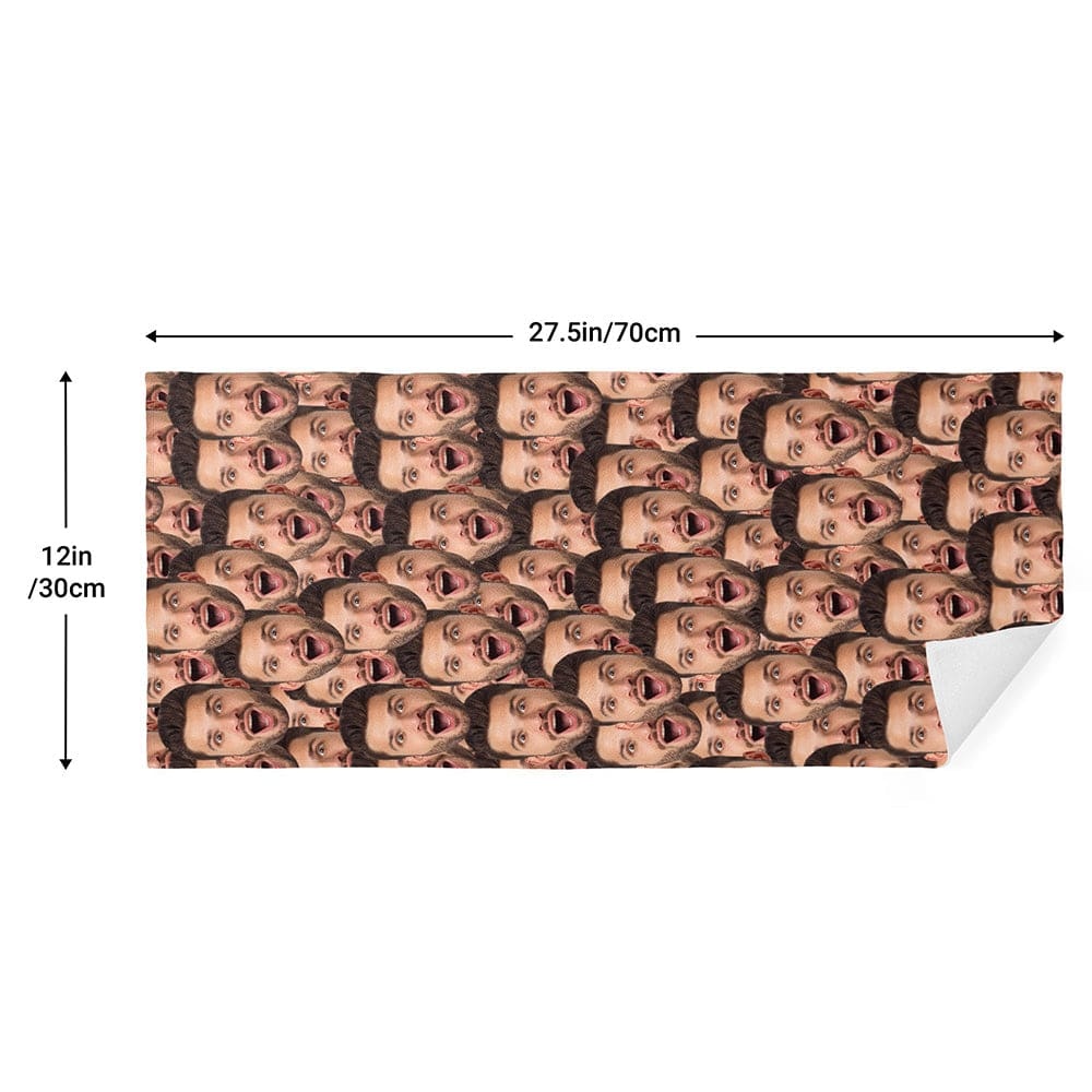 Custom Hand Towel With Face Gifts for Him All Print Bathroom Gifts - MyFaceBoxer