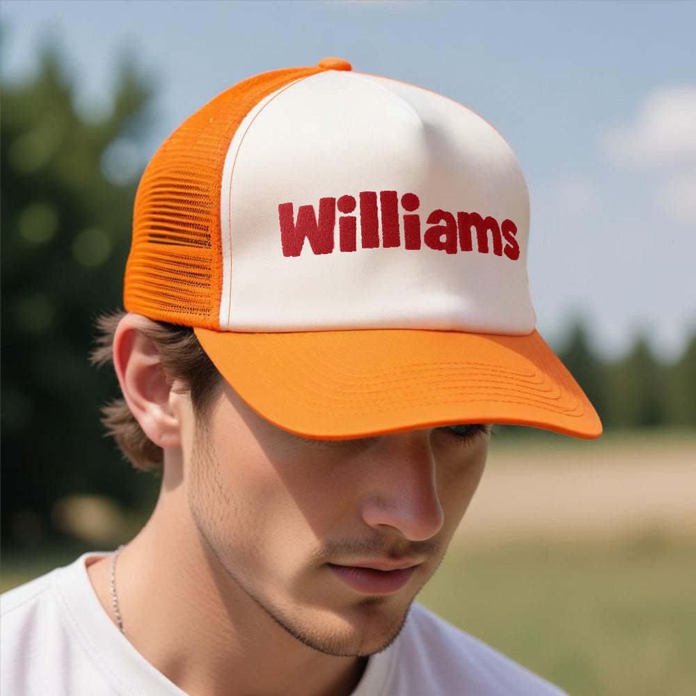 Custom Puff Print Trucker Hat Personalized Temperature-sensitive Foam Trucker Caps - MyFaceBoxer