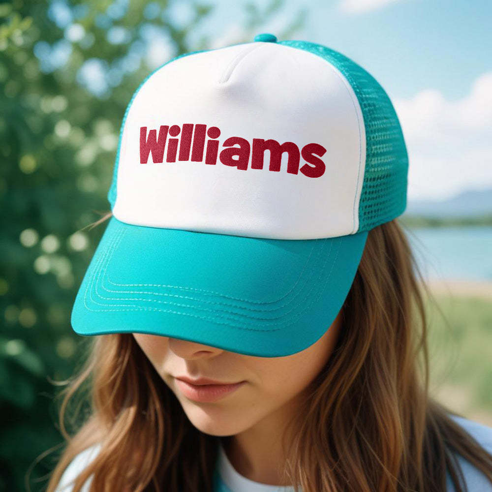 Custom Puff Print Trucker Hat Personalized Temperature-sensitive Foam Trucker Caps - MyFaceBoxer