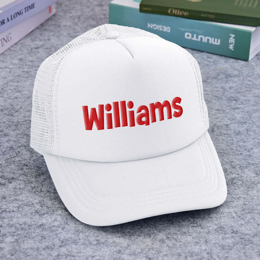 Custom Puff Print Trucker Hat Personalized Temperature-sensitive Foam Trucker Caps - MyFaceBoxer