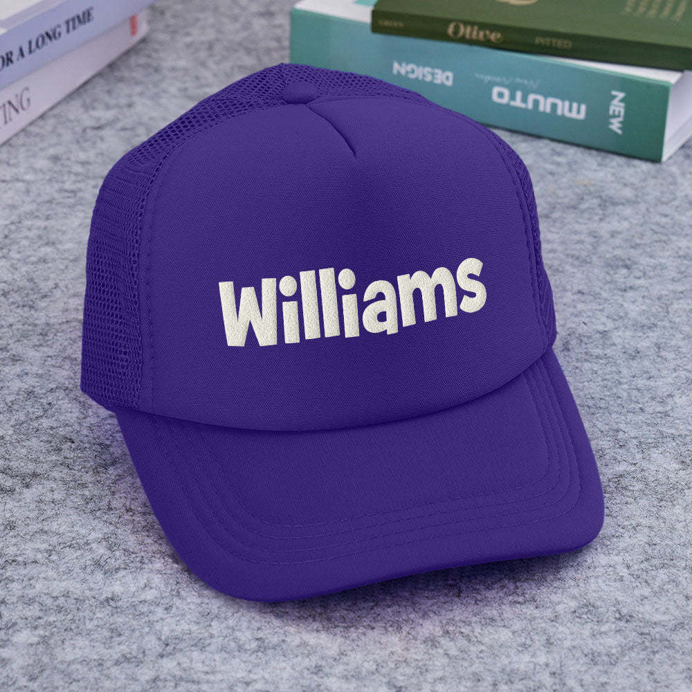 Custom Puff Print Trucker Hat Personalized Foam Trucker Caps for Adult - MyFaceBoxer