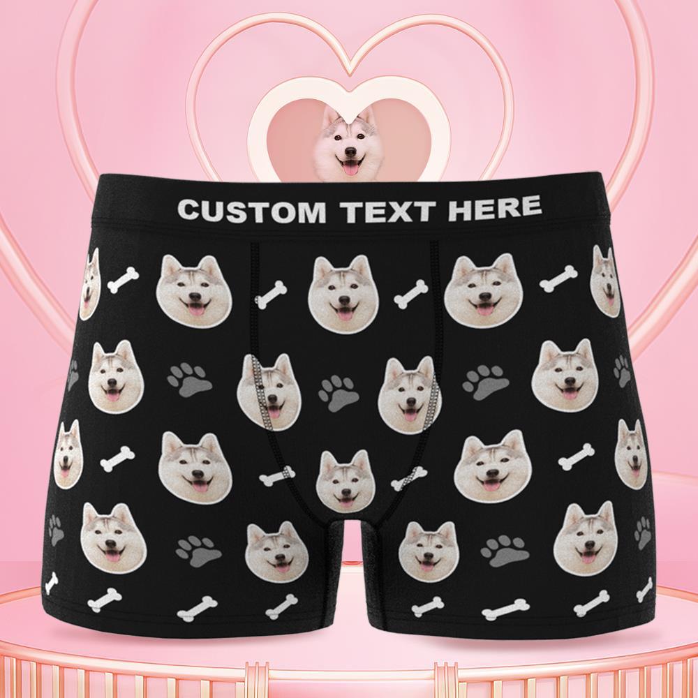 Men's Custom Dog Boxer Shorts 3D Online Preview - MyFaceBoxer