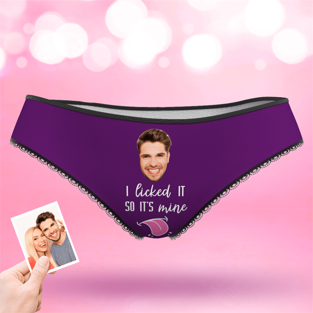 Women's Face On Panties I licked IT SO IT'S mine - MyFaceBoxer