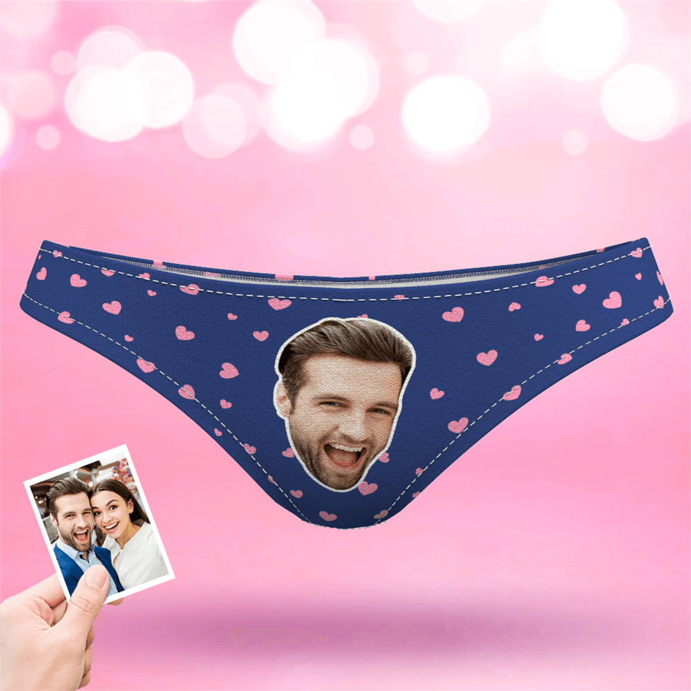 Valentine's Day Women's Custom Face Thong Panty - Sweet Heart - MyFaceBoxer