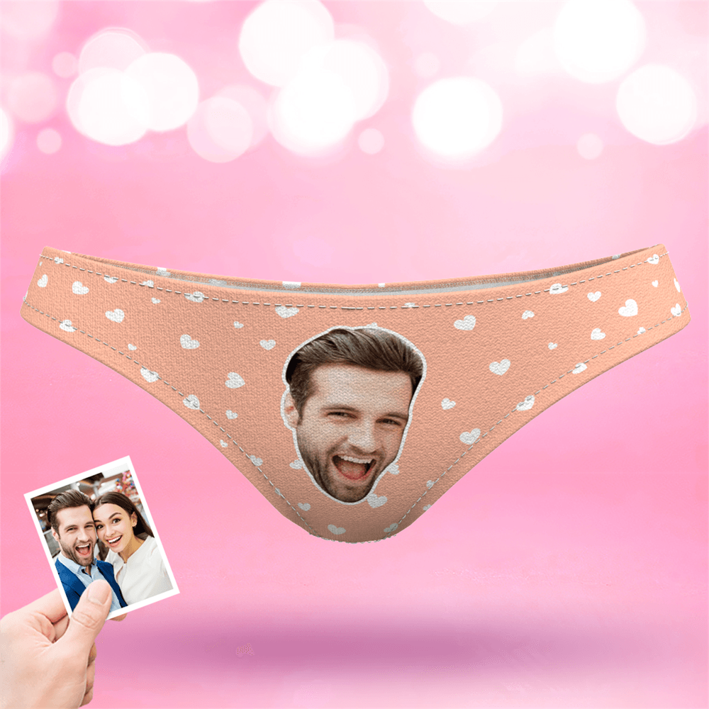 Valentine's Day Women's Custom Face Thong Panty - Sweet Heart - MyFaceBoxer