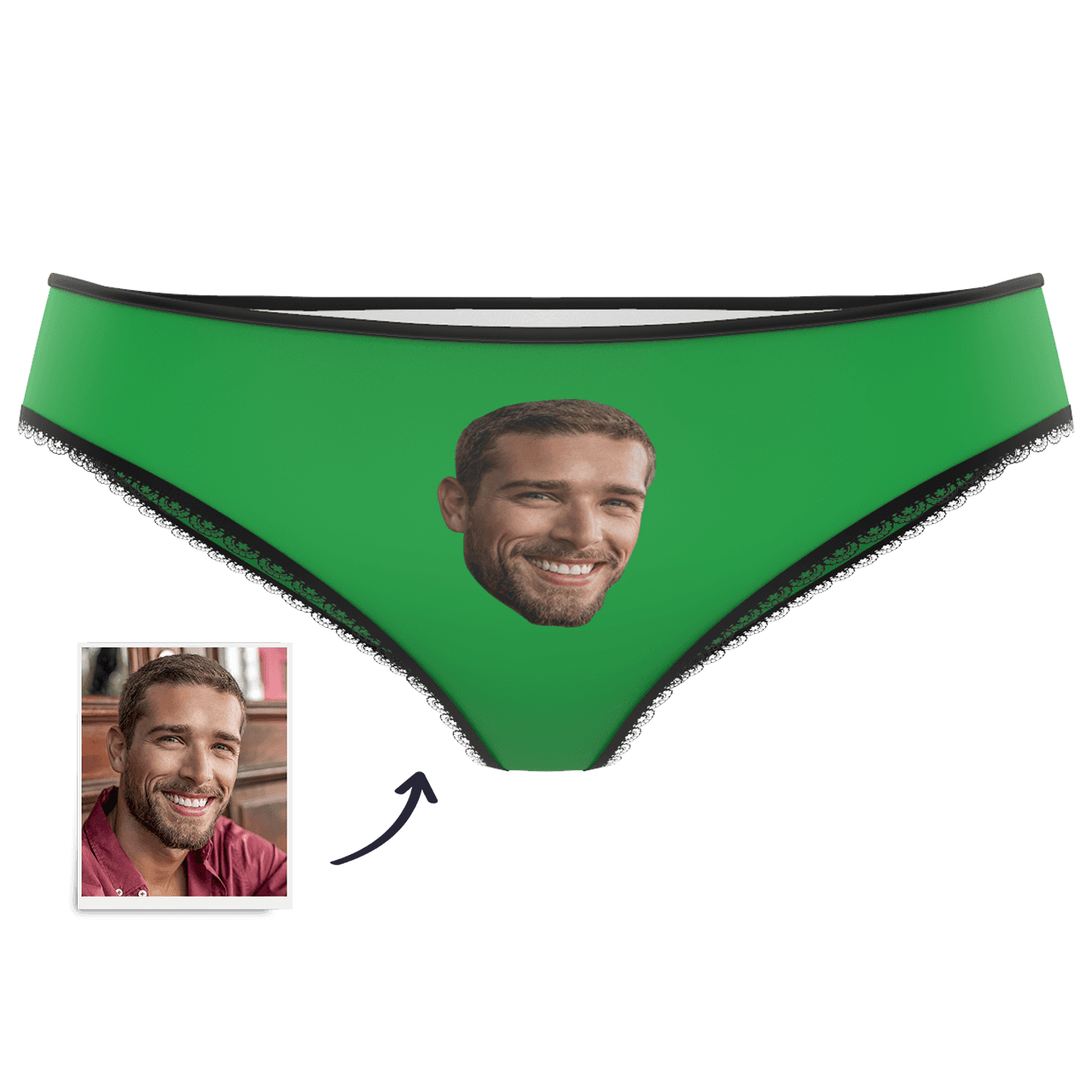 Couple Plain Women's Custom Face Colorful Panties - MyFaceBoxer