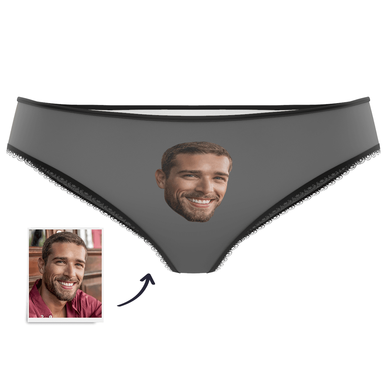 Couple Plain Women's Custom Face Colorful Panties - MyFaceBoxer