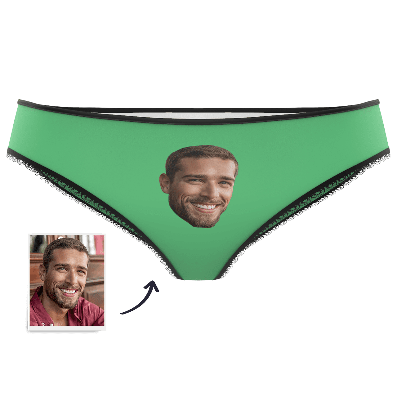 Couple Plain Women's Custom Face Colorful Panties - MyFaceBoxer