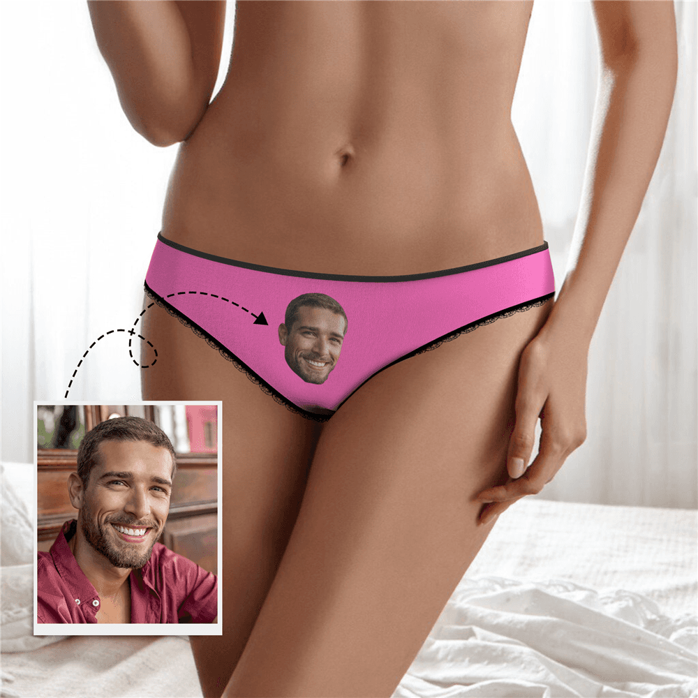Couple Plain Women's Custom Face Colorful Panties - MyFaceBoxer