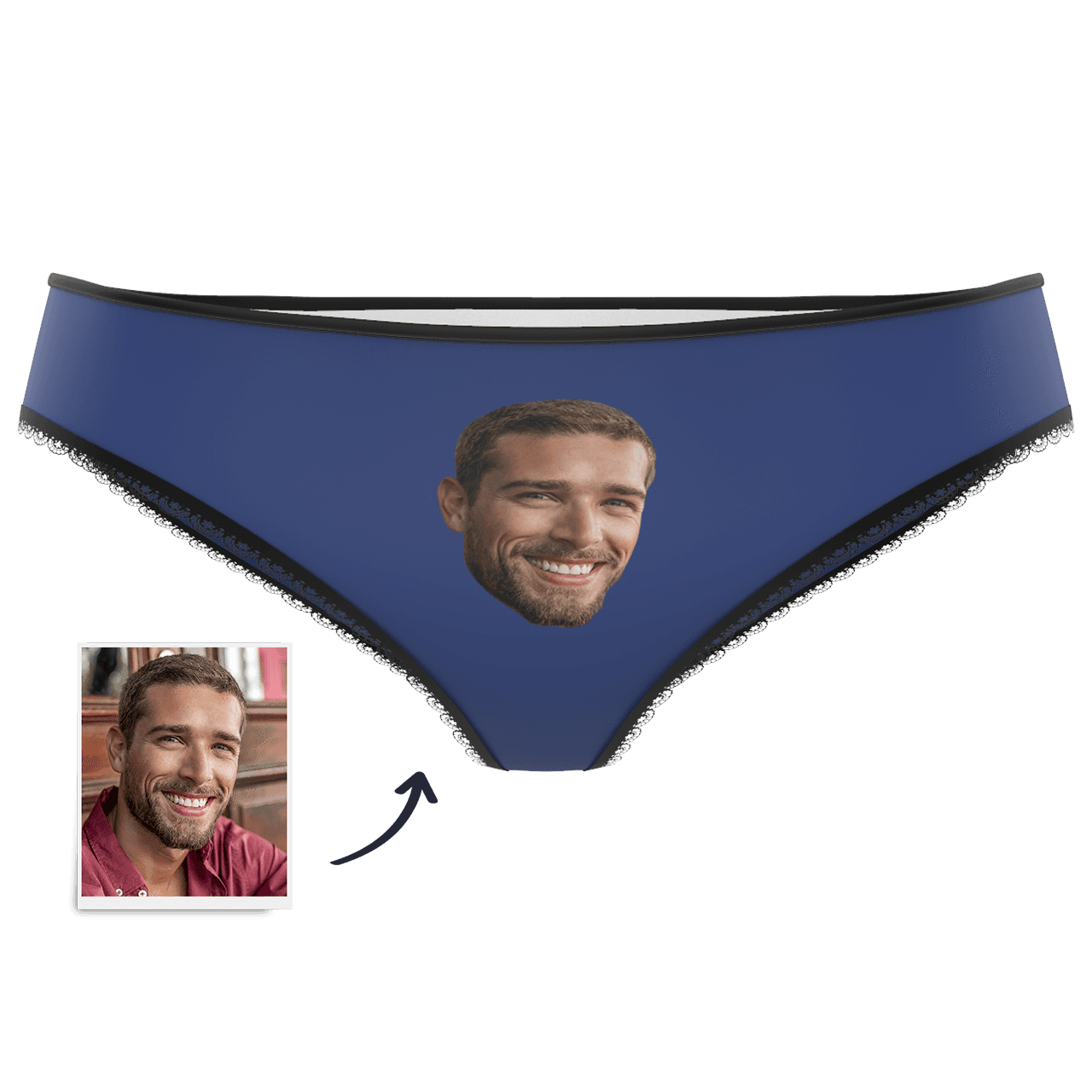 Couple Plain Women's Custom Face Colorful Panties - MyFaceBoxer