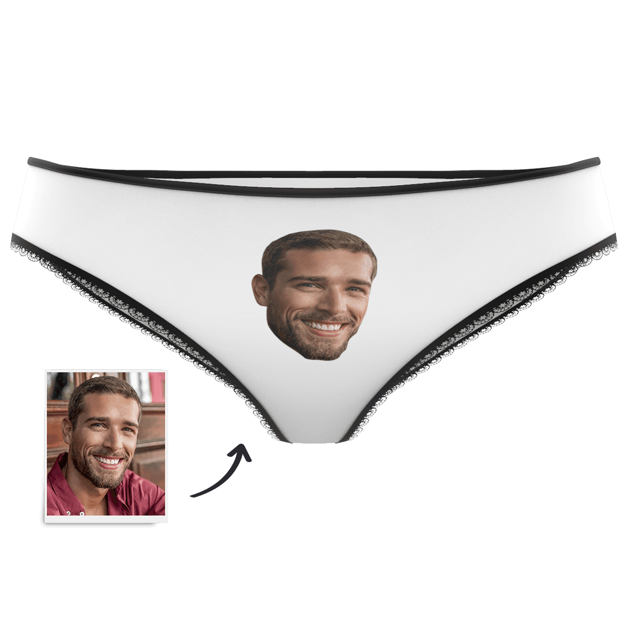 Couple Plain Women's Custom Face Colorful Panties - MyFaceBoxer