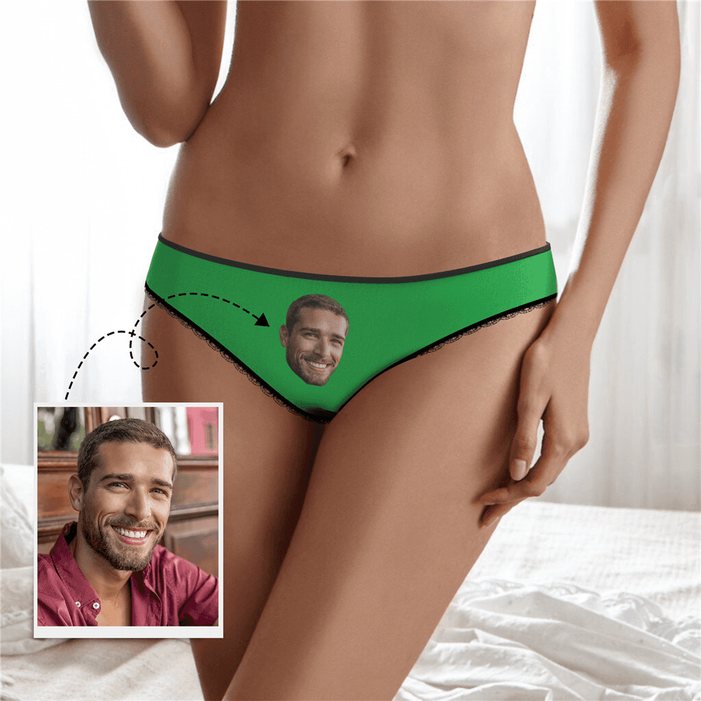 Couple Plain Women's Custom Face Colorful Panties - MyFaceBoxer
