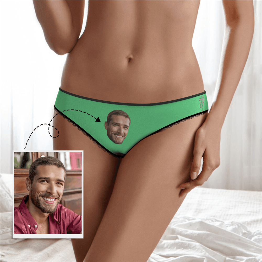 Couple Plain Women's Custom Face Colorful Panties - MyFaceBoxer