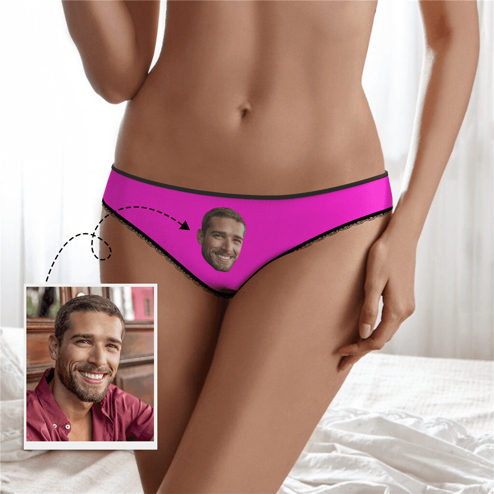 Couple Plain Women's Custom Face Colorful Panties - MyFaceBoxer