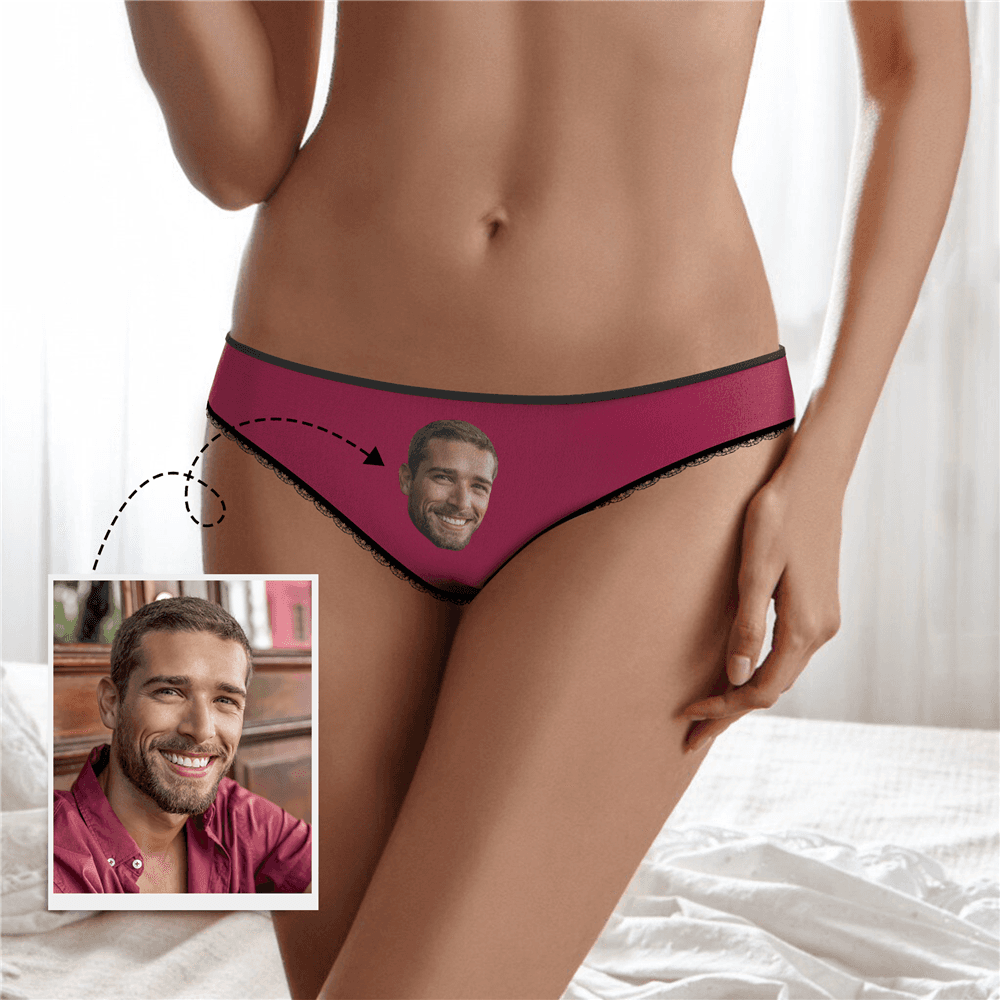 Couple Plain Women's Custom Face Colorful Panties - MyFaceBoxer