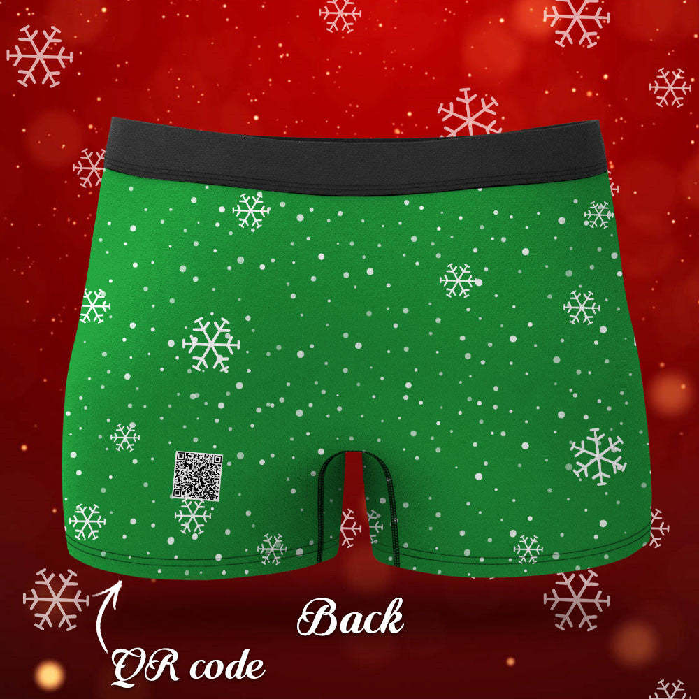 Custom Girlfriend Face Boxers Shorts Custom Photo Underwear Christmas Gift For Men AR View Gift - MyFaceBoxer