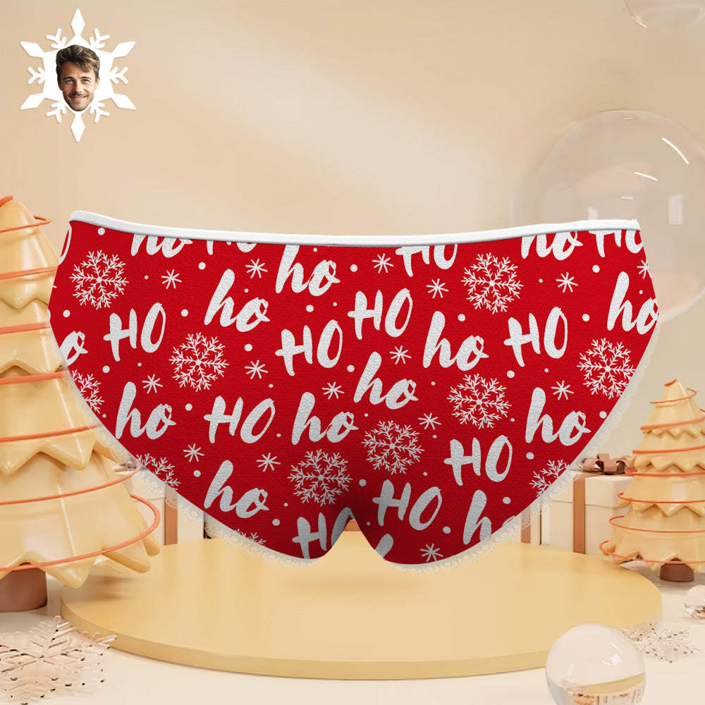 Custom Face Underwear Personalized Magnetic Tongue Underwear Christmas Gifts for Couple - MyFaceBoxer