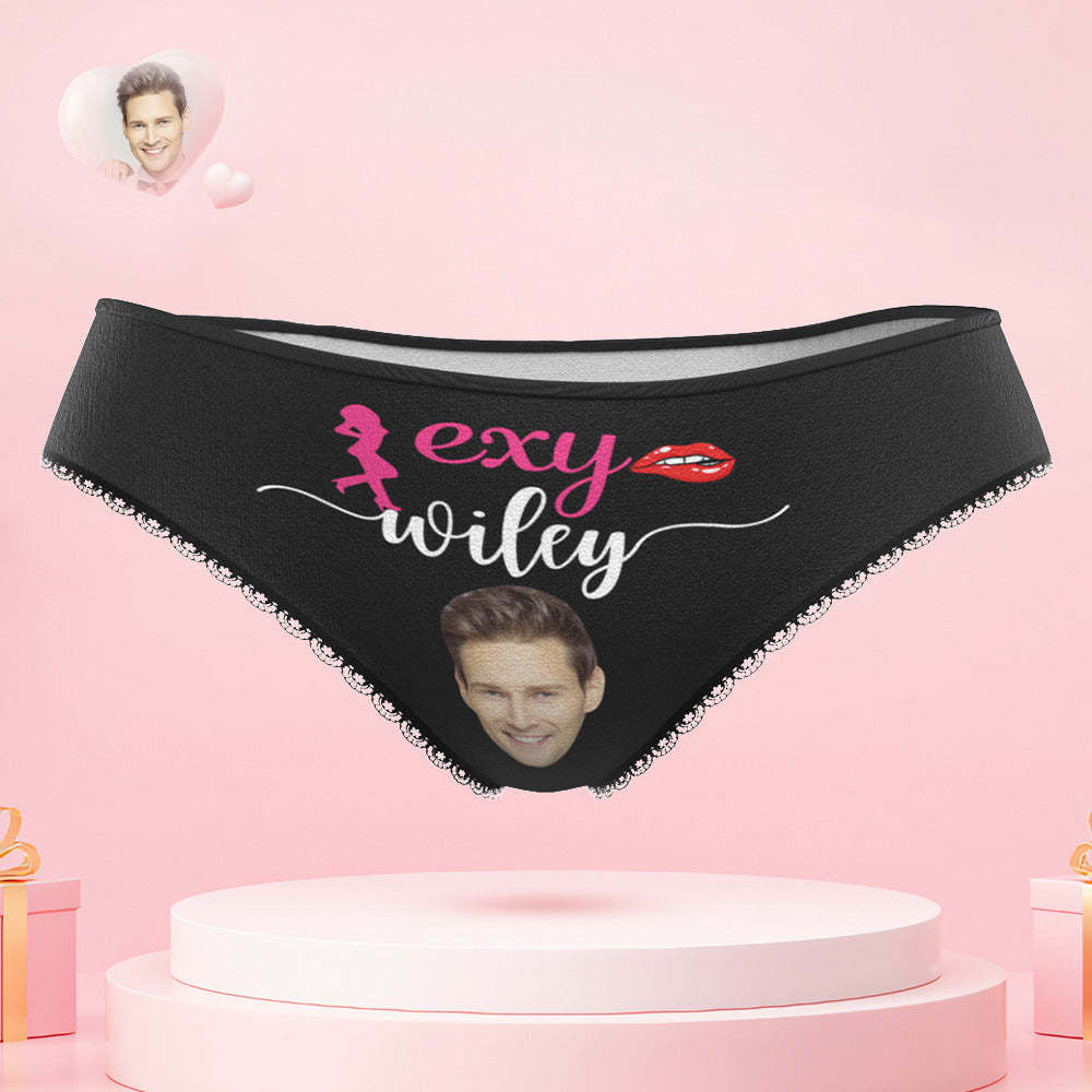 Custom Face Hubby and Wifey Couple Underwear Personalized Underwear Valentine's Day Gift - MyFaceBoxer