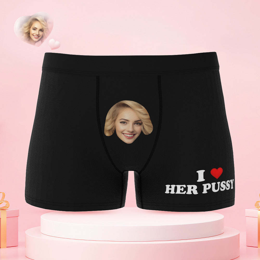 Custom Face Couple Underwear Love Your Body Personalized Underwear Valentine's Day Gift - MyFaceBoxer
