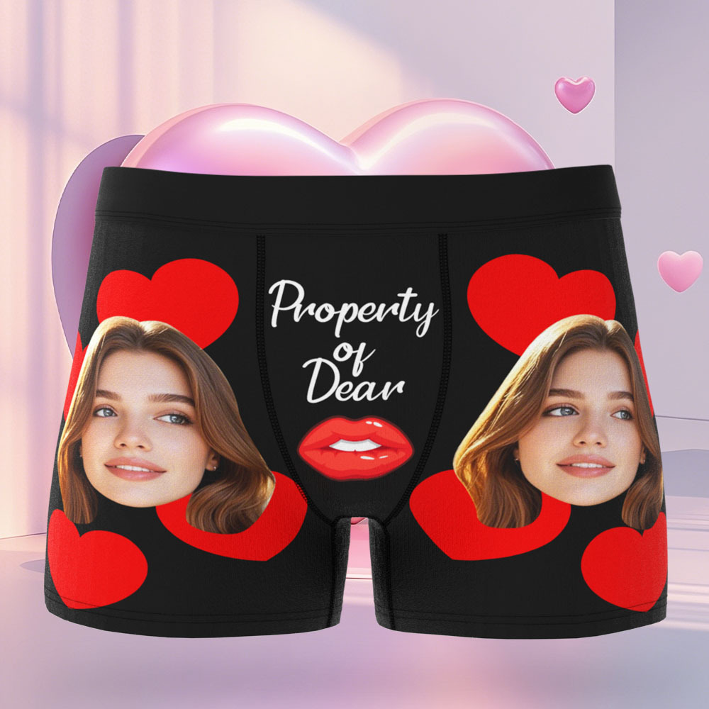 Custom Face Men's Boxer Face Underwear Gifts For Husband Boyfriend Valentine's Day Gift - MyFaceBoxer