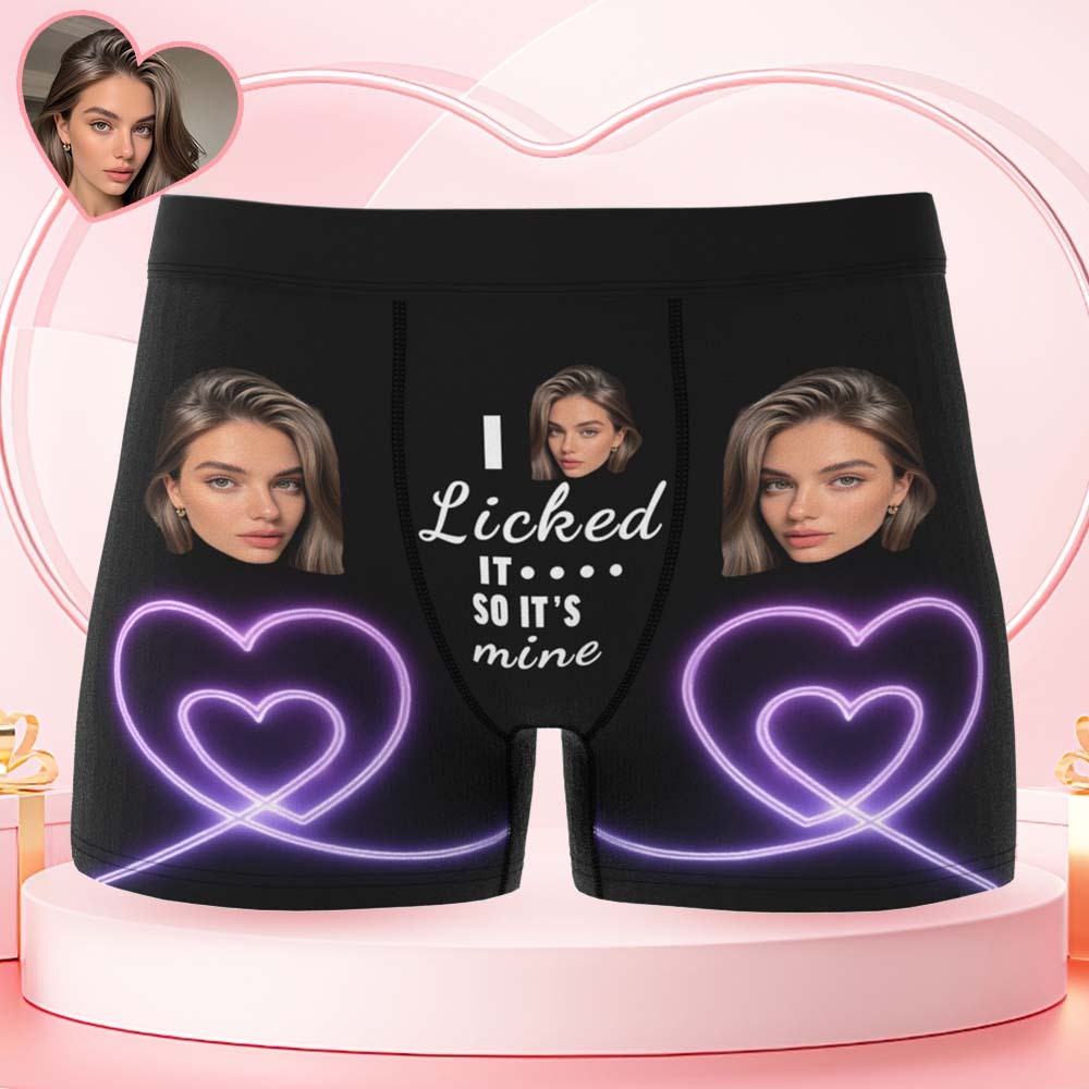 Personalized Novelty Face Boxers Briefs Custom Underwear Custom Girlfriend Face Printed Photo Boxer Underwear