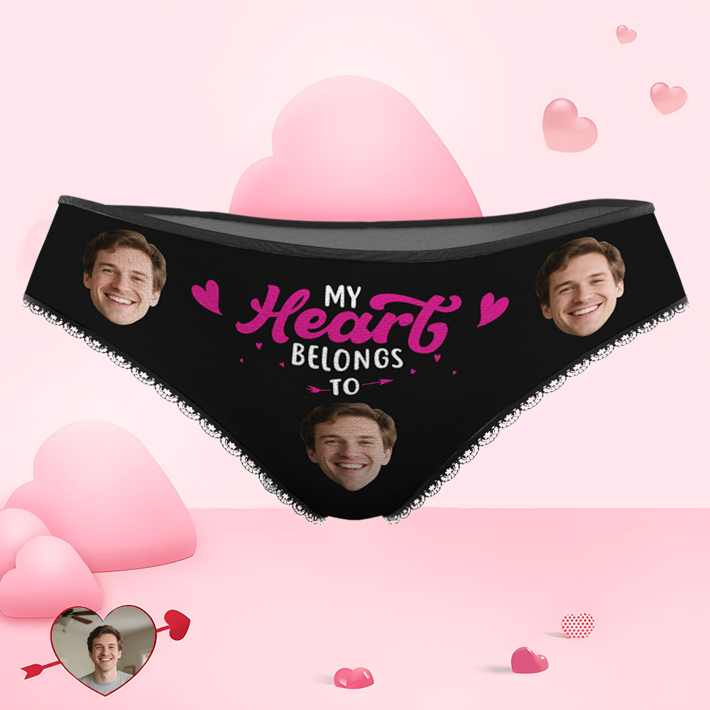 Personalized Face Print Underwear: Custom Photo Boxers, Couple Gift