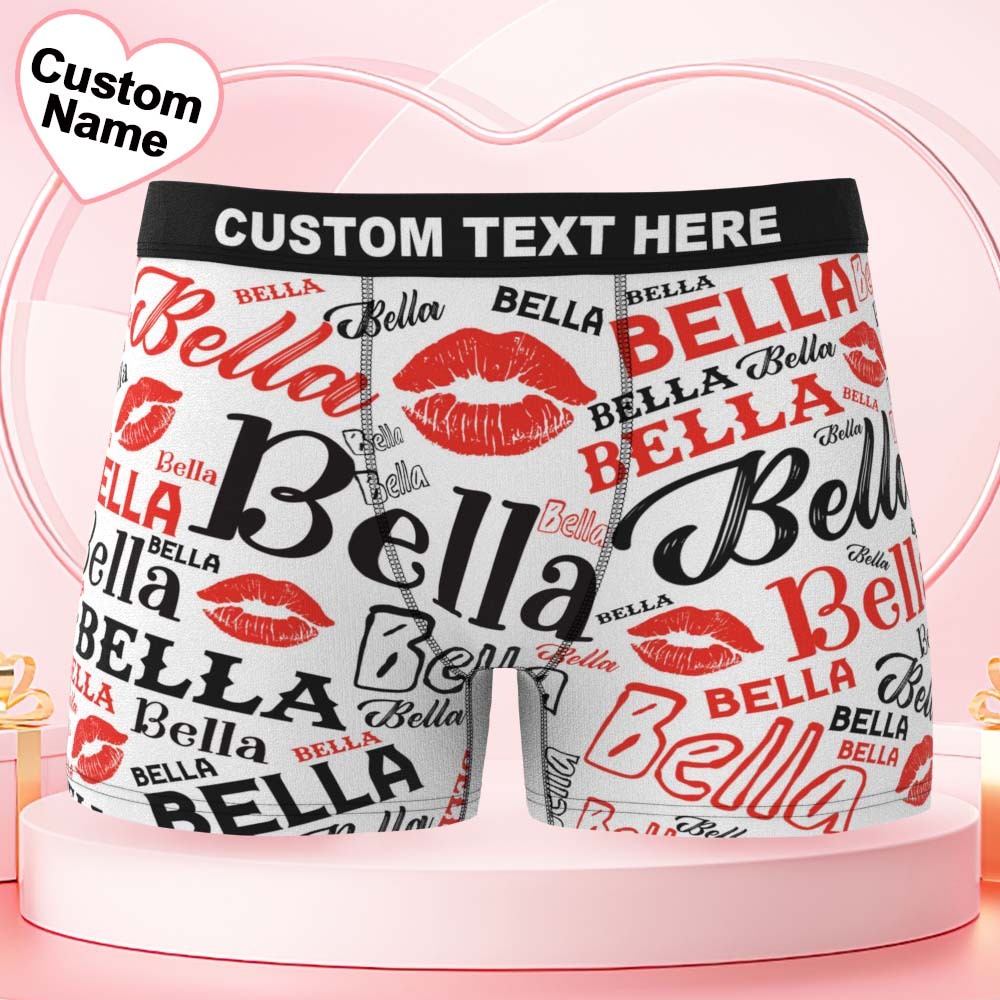 Personalized Face Boxer Briefs, Funny Photo Underwear, Christmas Gift