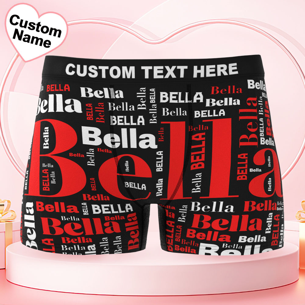 Personalized Face Boxer Briefs, Funny Photo Underwear, Christmas Gift