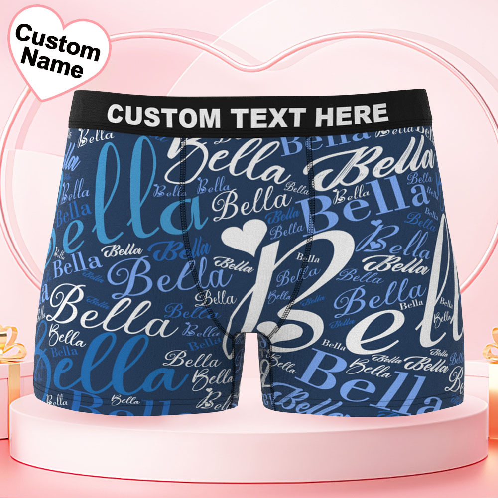 Personalized Face Boxer Briefs, Funny Photo Underwear, Christmas Gift