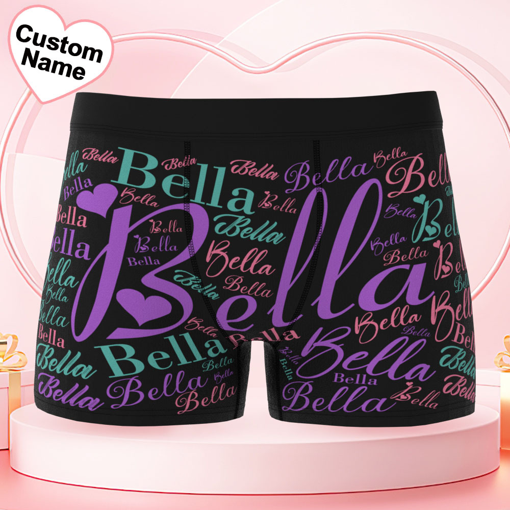 Personalized Face Boxer Briefs, Funny Photo Underwear, Christmas Gift