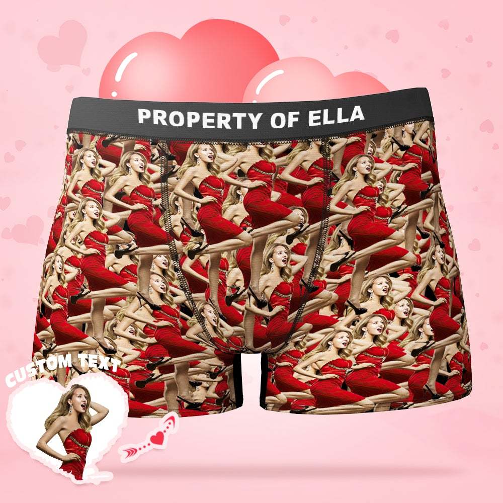 Custom Photo Boxer Funny Face Mash Sexy Underwear Valentine's Day - Men - MyFaceBoxer