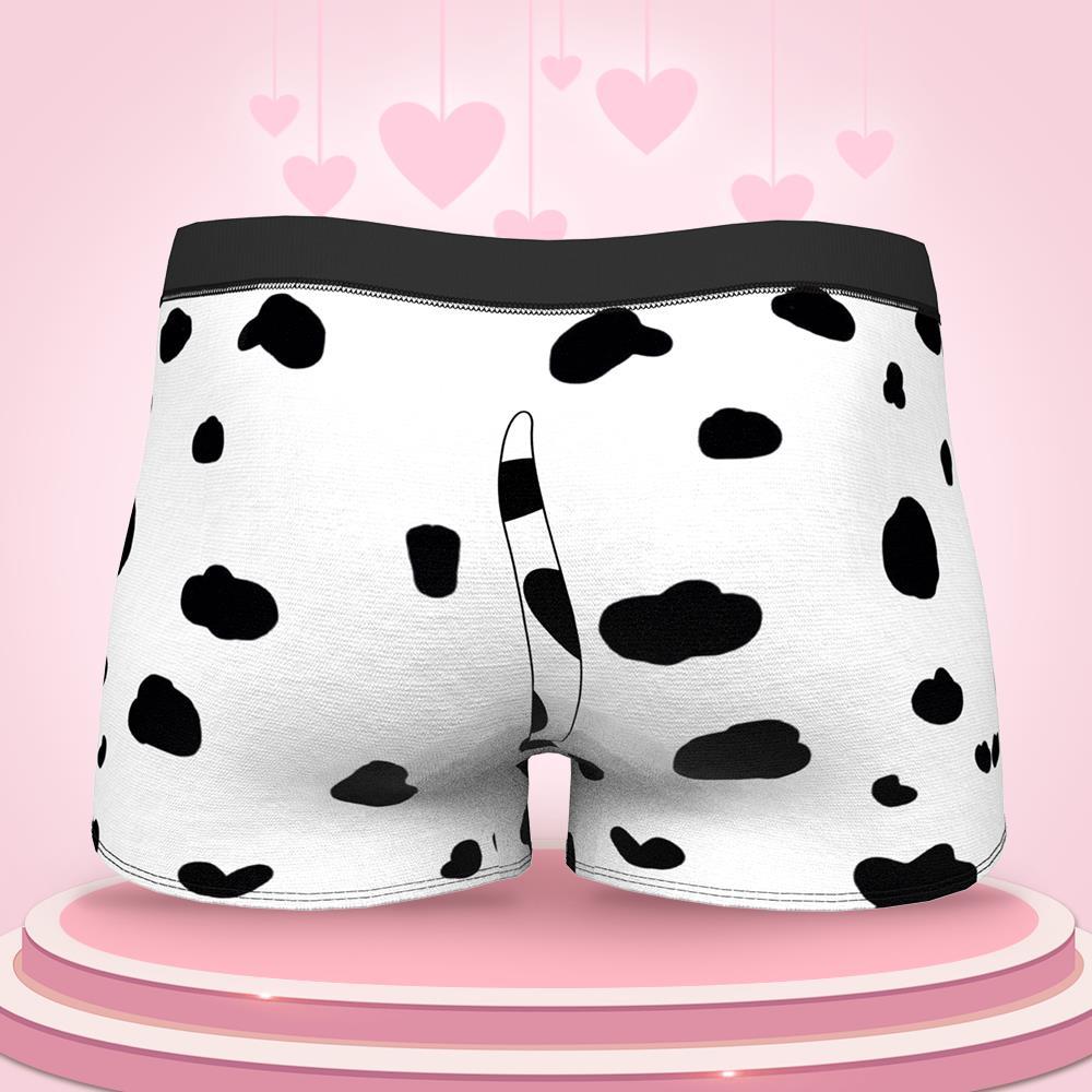 Custom Funny Dog Face Boxer Brief Naughty Gift For Him - MyFaceBoxer