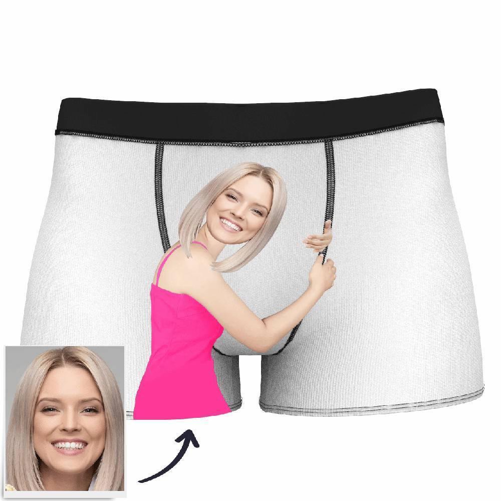 Custom Photo Man Boxer Shorts on Body - MyFaceBoxer