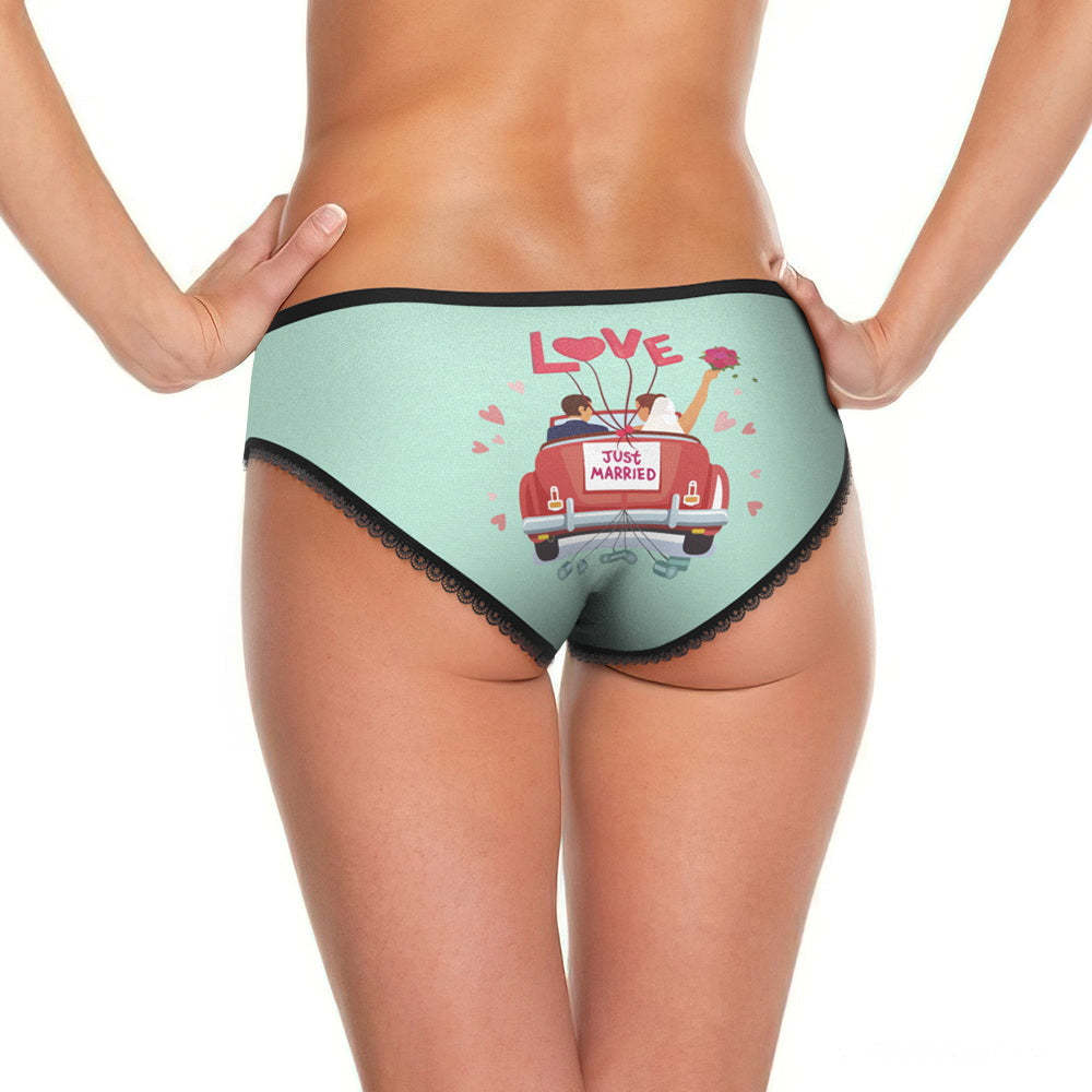 Custom Face Underwear Personalized Wedding Panties Wedding Gift Wedding Gift - MyFaceBoxer