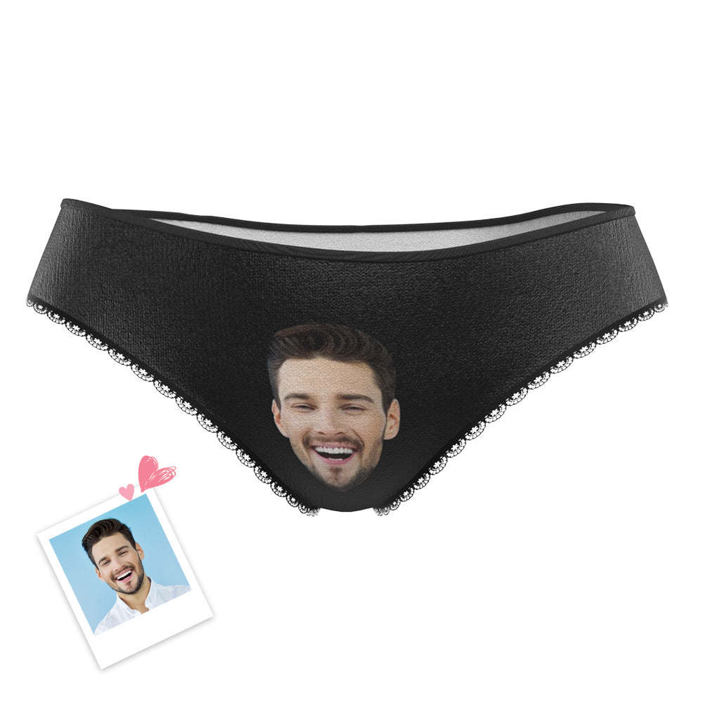Custom Photo Engraved Underwear Funny Face Panties Gift for Women - MyFaceBoxer