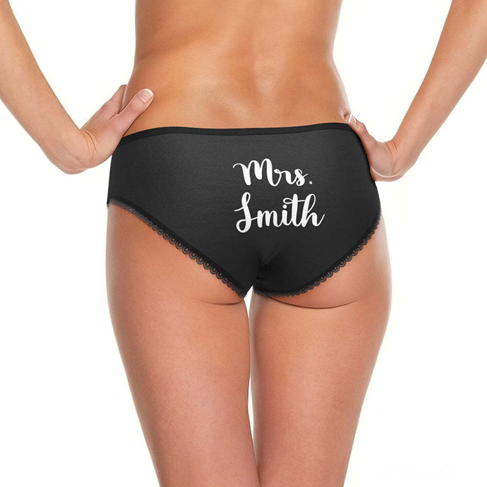 Custom Photo Engraved Underwear Funny Face Panties Gift for Women - MyFaceBoxer