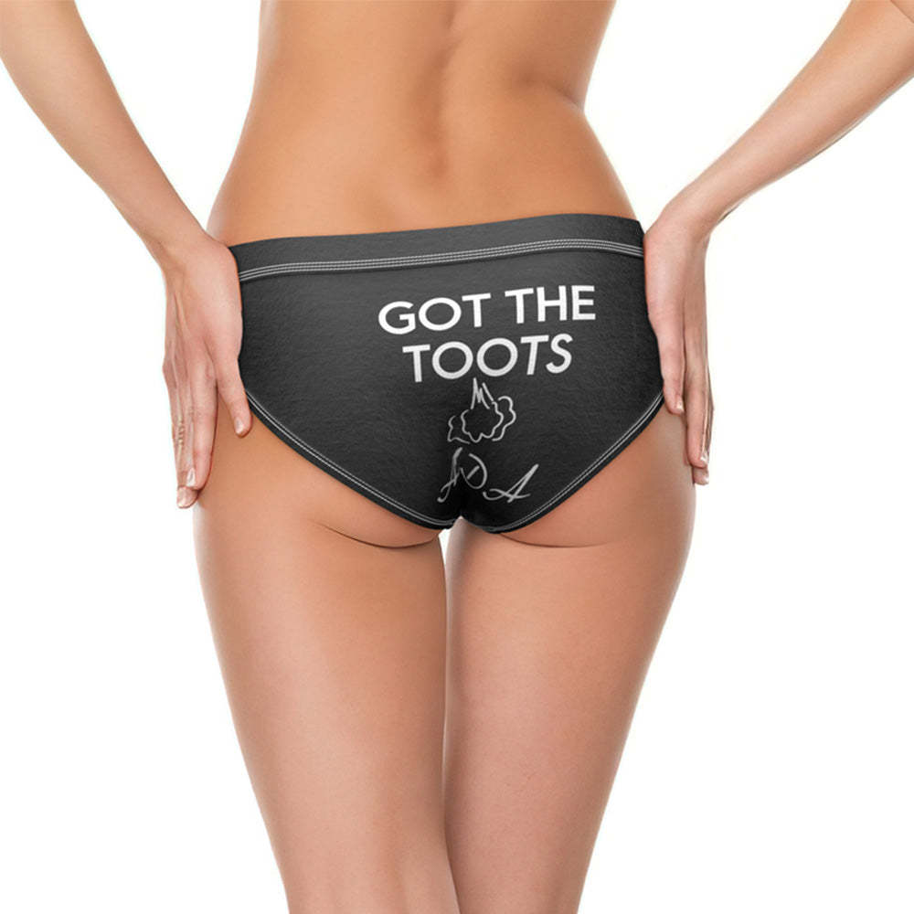 Custom Engraved Photo Face Underwear Bachelorette Lingerie Fart Underwear Women's Gifts - MyFaceBoxer