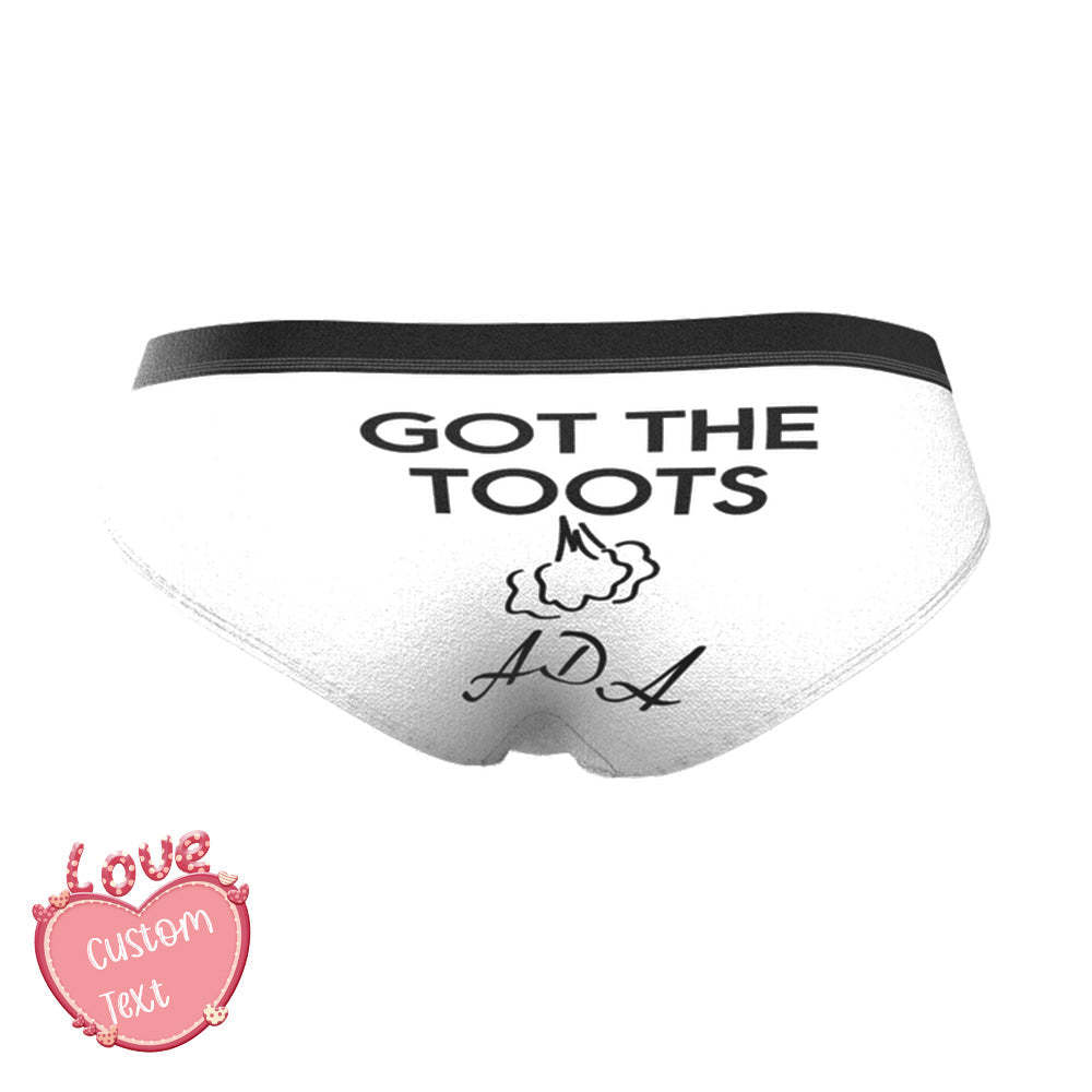 Custom Engraved Photo Face Underwear Bachelorette Lingerie Fart Underwear Women's Gifts - MyFaceBoxer