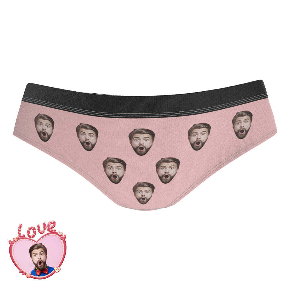 Custom Engraved Photo Face Underwear Bachelorette Lingerie Fart Underwear Women's Gifts - MyFaceBoxer