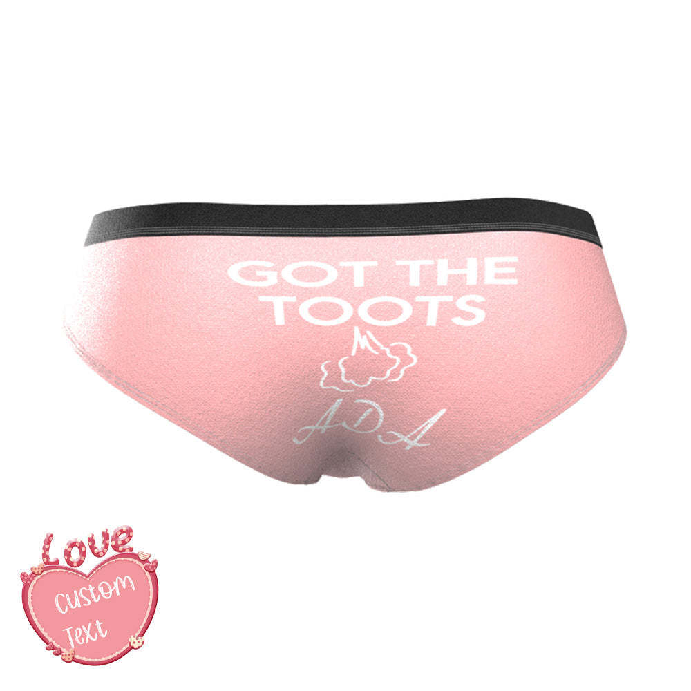 Custom Engraved Photo Face Underwear Bachelorette Lingerie Fart Underwear Women's Gifts - MyFaceBoxer