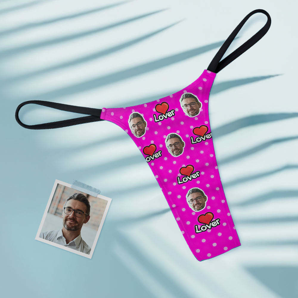Custom Face Lover Women's Tanga Thong - MyFaceBoxer
