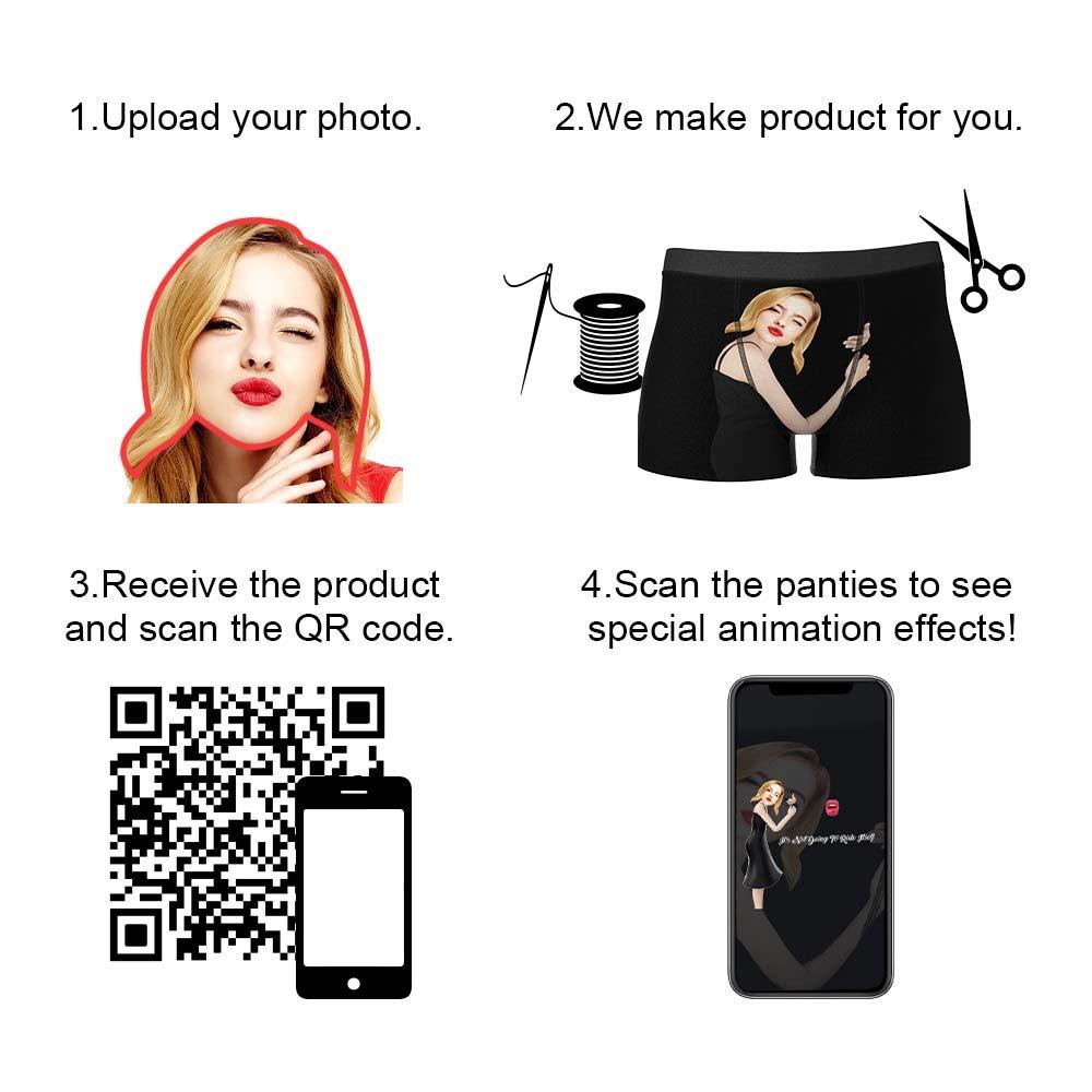 Custom Love Hug Boxer Shorts - Light Skin - MyFaceBoxer