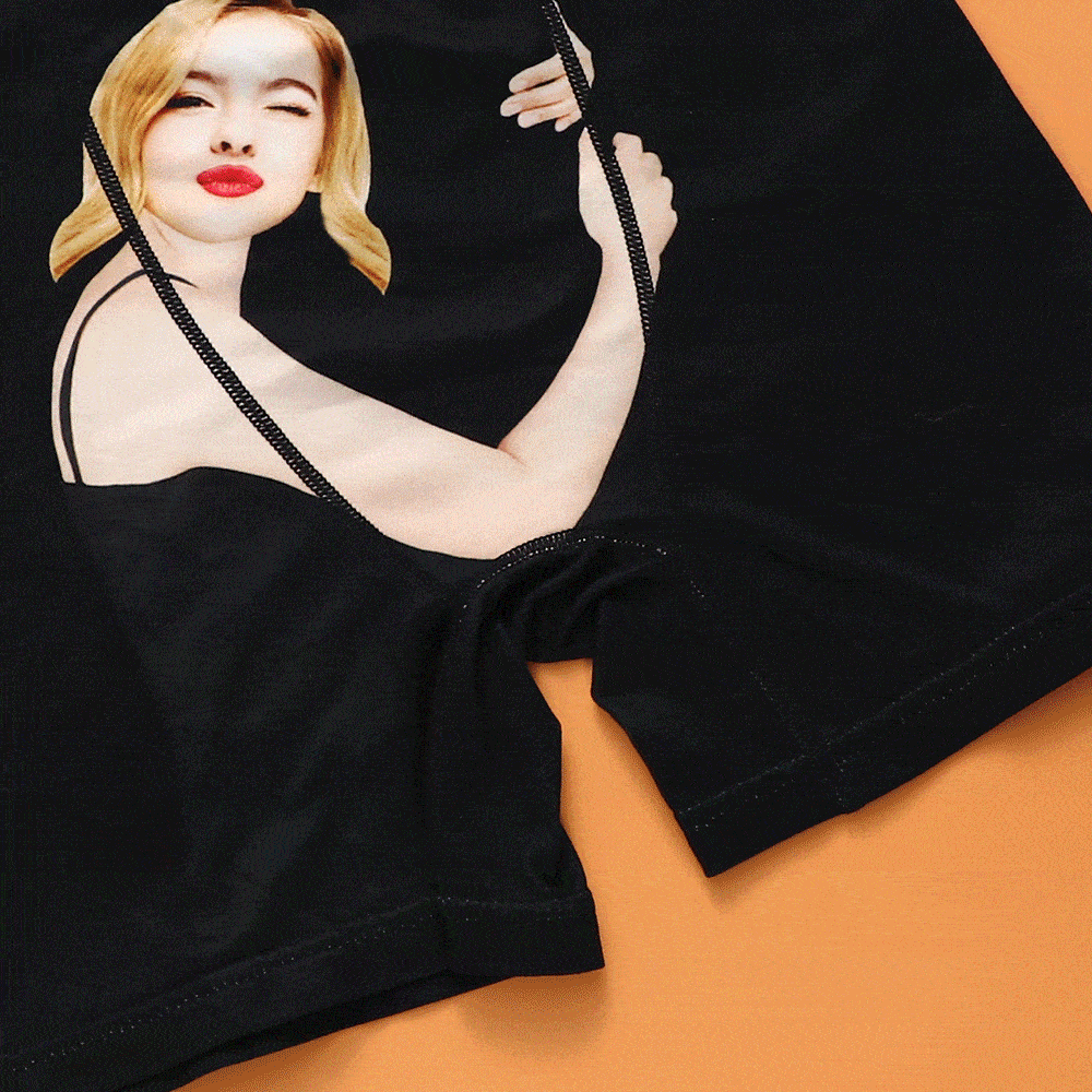 Custom Love Hug Boxer Shorts - Light Skin - MyFaceBoxer